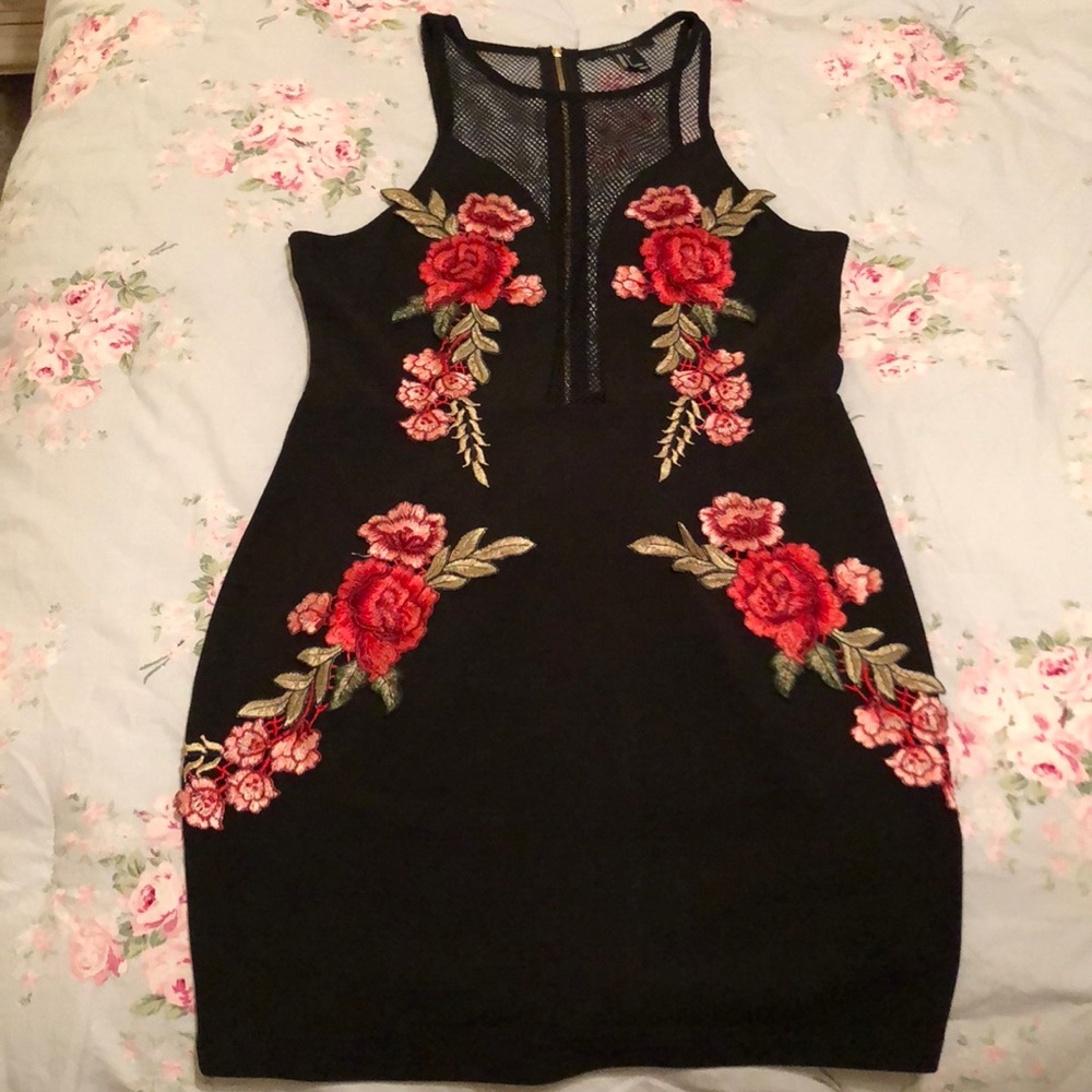Mesh Black dress